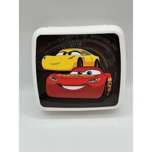 NEW Tupperware Disney Pixar Cars Sandwich Box Container Lunch Snack